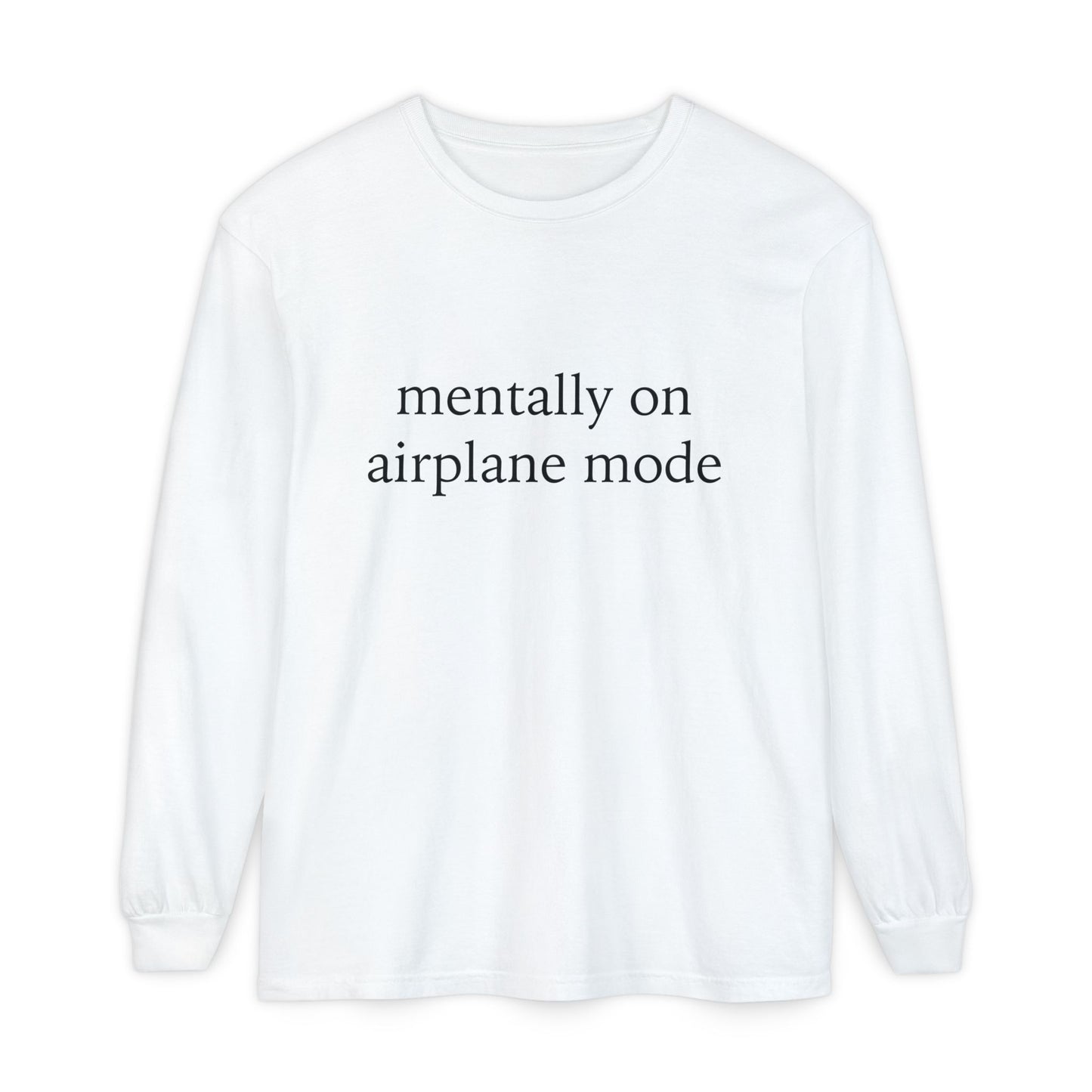 Mentally on Airplane Mode