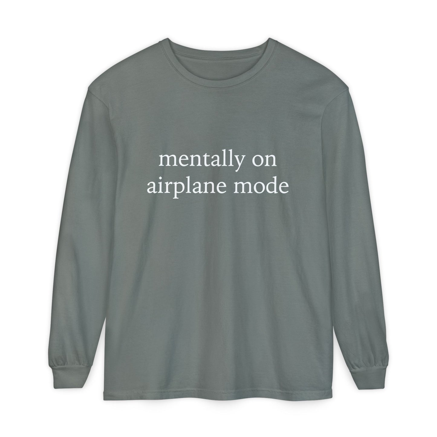 Mentally on Airplane Mode