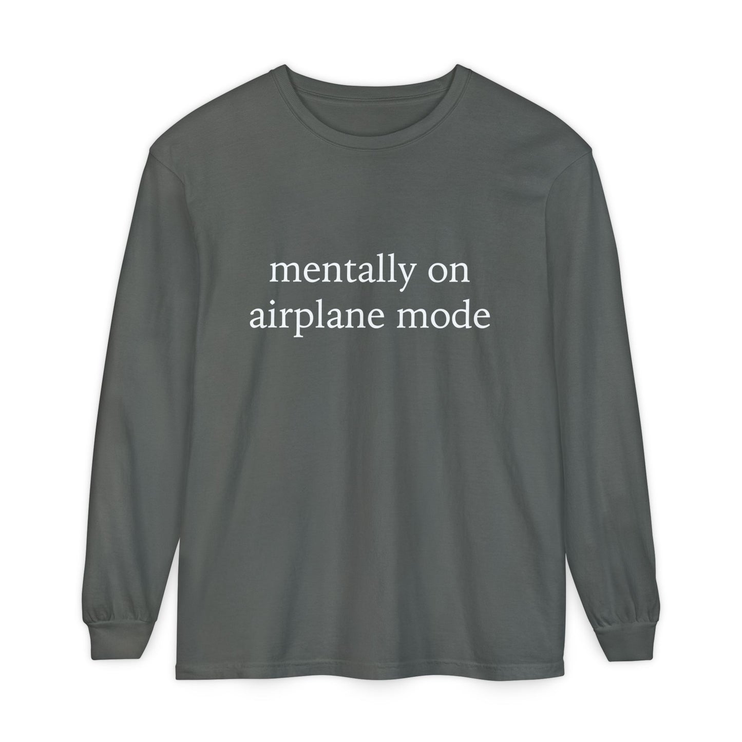Mentally on Airplane Mode